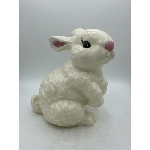 Other - Vintage Easter Bunny Rabbit Figure Ceramic 9”